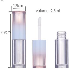 Empty <strong>Mini</strong> Gradient Pink Blue 2.<strong>5ml</strong> Lipgloss <strong>Container</strong> <strong>Lip</strong> Tint Bottle Makeup Round <strong>Lip</strong> <strong>Gloss</strong> Wand Tube <strong>Lip</strong> Glaze - Product Image 5