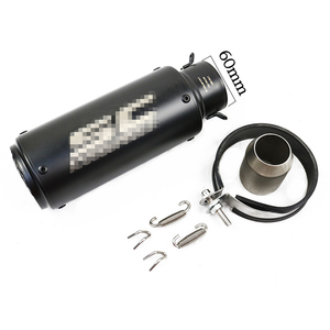 <span class=keywords><strong>Moto</strong></span> d'échappement de projet en acier inoxydable bon marché pour tuyaux d'échappement universels tout échappement noir pour vélos <span class=keywords><strong>silencieux</strong></span> - Product Image 2