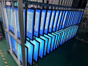 4K UHD 500nits Wall Mount kỹ thuật số biển Slim thương mại hiển thị <span class=keywords><strong>LCD</strong></span> màn hình quảng cáo màn hình Android 11 với USB ,RJ45 - Product Image 6