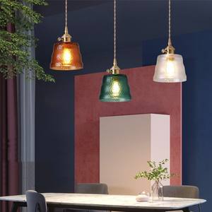 Lustre LED en verre de style japonais, hauteur réglable, intensité variable - pour salles à manger, salons de thé, maisons d'hôtes (chambres d'exposition) - Garantie 3 ans - Product Image 3