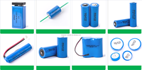 3.6V SOCL2 silinder Lithium Ion ER14250M sel 3.6V SOCL2 baterai dengan Solder pin tab tag untuk berbagai aplikasi