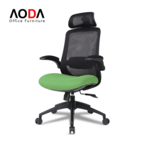 Chaise de bureau de direction de luxe à dossier haut en maille ISO BIFMA Chine, pivotante et ergonomique, avec fonction de levage - Silla Ejecutiva Ergonomica