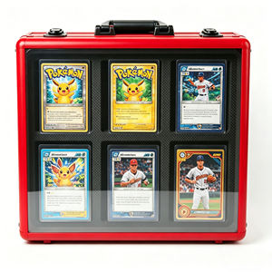Boîte de rangement en acrylique transparente anti-poussière à 6 compartiments pour cartes TCG et cartes à collectionner – Vente en gros - Product Image 1