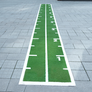 Gazon de GYM personnalisé couleur verte avec numéros gazon artificiel piste de <span class=keywords><strong>luge</strong></span> - Product Image 4