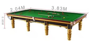 Mesa de Snooker Profesional de Madera Maciza con Superficie de Mármol, Mesa de Billar, Mesa de Snooker Negra, <span class=keywords><strong>Juego</strong></span> de Snooker de <span class=keywords><strong>8</strong></span> Bolas - Product Image 3