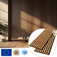 Paneles Acústicos de Lujo para Decoración de Interiores de Bibliotecas Públicas con Chapa de Madera Real, Soporte para Compras al por Mayor y Precio con Alto Retorno de la Inversión