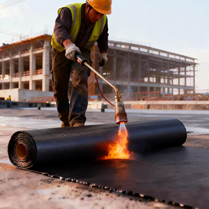 แผ่นมембранกันซึมหลังคาบิทูมินัสแบบมีผิวทรายแร่  แบบ SBS  ราคาแผ่นม้วนมีจำหน่าย - Product Image 6