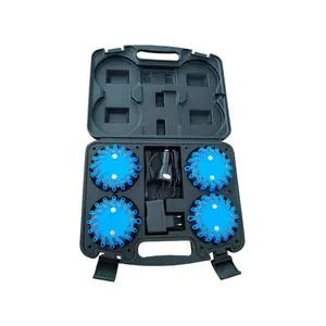 WL05E Factory Directly Flashing Construction Safety Automatic Led Warning Light Flashing Barricade Light