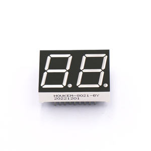 HOUKEM-8021-A/BSR 共通カソード グリーン 0.8インチ 7セグメントLEDディスプレイ 2桁 展示ホール＆ウェルカム広告用 - Product Image 1