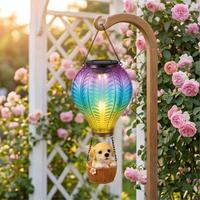 Nouvelle Lampe de Nuit Montgolfière Fantaisie, Panier Animalier, Lanternes LED, Lampe Suspendue Décorative Conte de Fées pour Chambre à Coucher, Cadeau d'Anniversaire