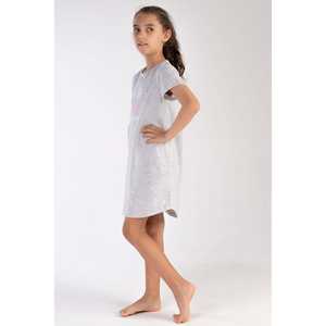 Vestido Túnica Ovalado para Niñas, Manga Corta con Cuello, Tallas 3-4/9-10 - Product Image 3