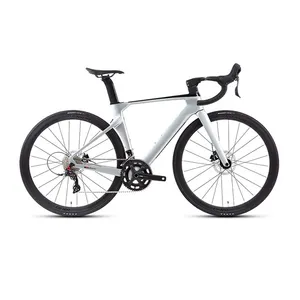 Yeni ucuz yarış Aero amatör karbon fiber bisiklet için tam karbon yol çakıl bisiklet 700C
