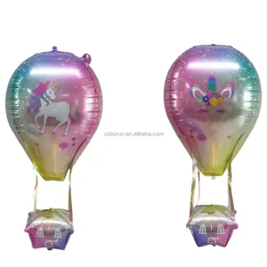 Balões laminados de gás hélio em 2023, balões de ar quente para decoração de festas infantis e bebês