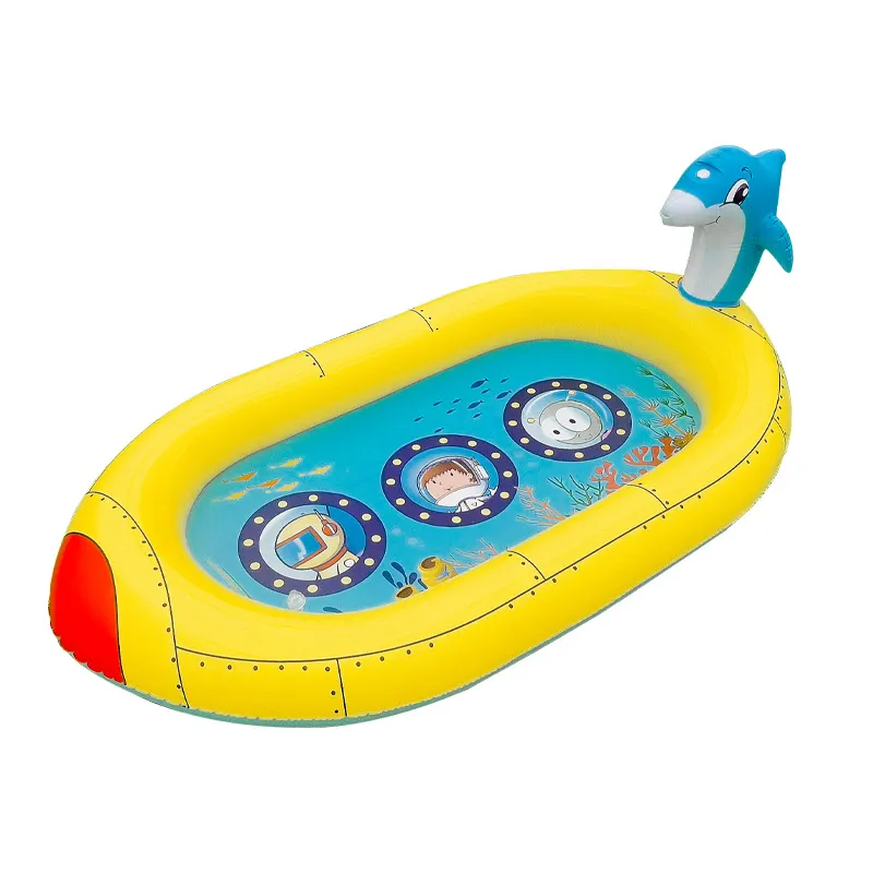 โรงงานขายส่งกลางแจ้ง Inflatables สไลด์น้ำสระว่ายน้ำของเล่นสำหรับเด็ก