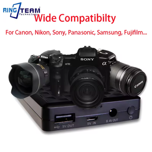 Chargeur de batterie externe pour appareil photo 28WH 5V 2.1A / 8.4V 2A pour Canon <span class=keywords><strong>DR</strong></span>-E6 Nikon EP-5A EP-5B SONY PW20 et téléphone portable - Product Image 3