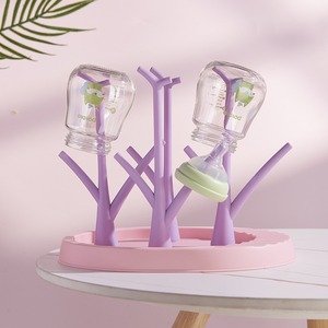 Séchoir à biberons avec base en plastique peu encombrant pour biberons et gobelets - Product Image 2
