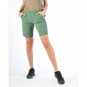 Shorts Casual da donna con Logo personalizzato in poliestere cotone formato XS con motivo leopardato con chiusura a coulisse - Product Image 2