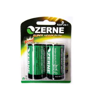 Batterie primaire, toutes sortes de piles sèches, taille R20 AA AAA, jetable