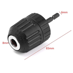 <span class=keywords><strong>Adaptateur</strong></span> de <span class=keywords><strong>mandrin</strong></span> à changement rapide sans clé, durable et portable, pour <span class=keywords><strong>perceuse</strong></span> électrique, plage de serrage 0,8-10 mm – Vente chaude - Product Image 5