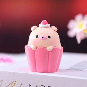 Ornements de bureau en forme de lapin mignon, décorations de table pour l'Année <span class=keywords><strong>du</strong></span> Lapin, série de poupées créatives en résine, diffusion en direct sur Douyin - Product Image 6