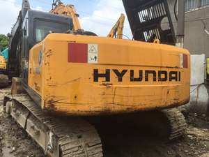 Excavatrice sur chenilles hydraulique Hyundai R225-7 d'occasion de 22 tonnes avec pompe et roulement d'engrenage pour usage en construction, haute qualité - Product Image 5
