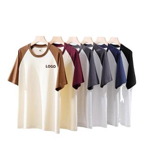 Yaz yeni moda erkek kırpılmış Tee katı O boyun kısa kollu T Shirt Slim Fit düz lüks stilleri satışa - Product Image 2