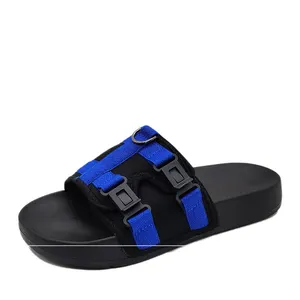 Nicecin New Style Flat Slide Sandalen Slipper Strap Mold Fancy Flat Slipper Damen Sandale Sommer Hausschuhe