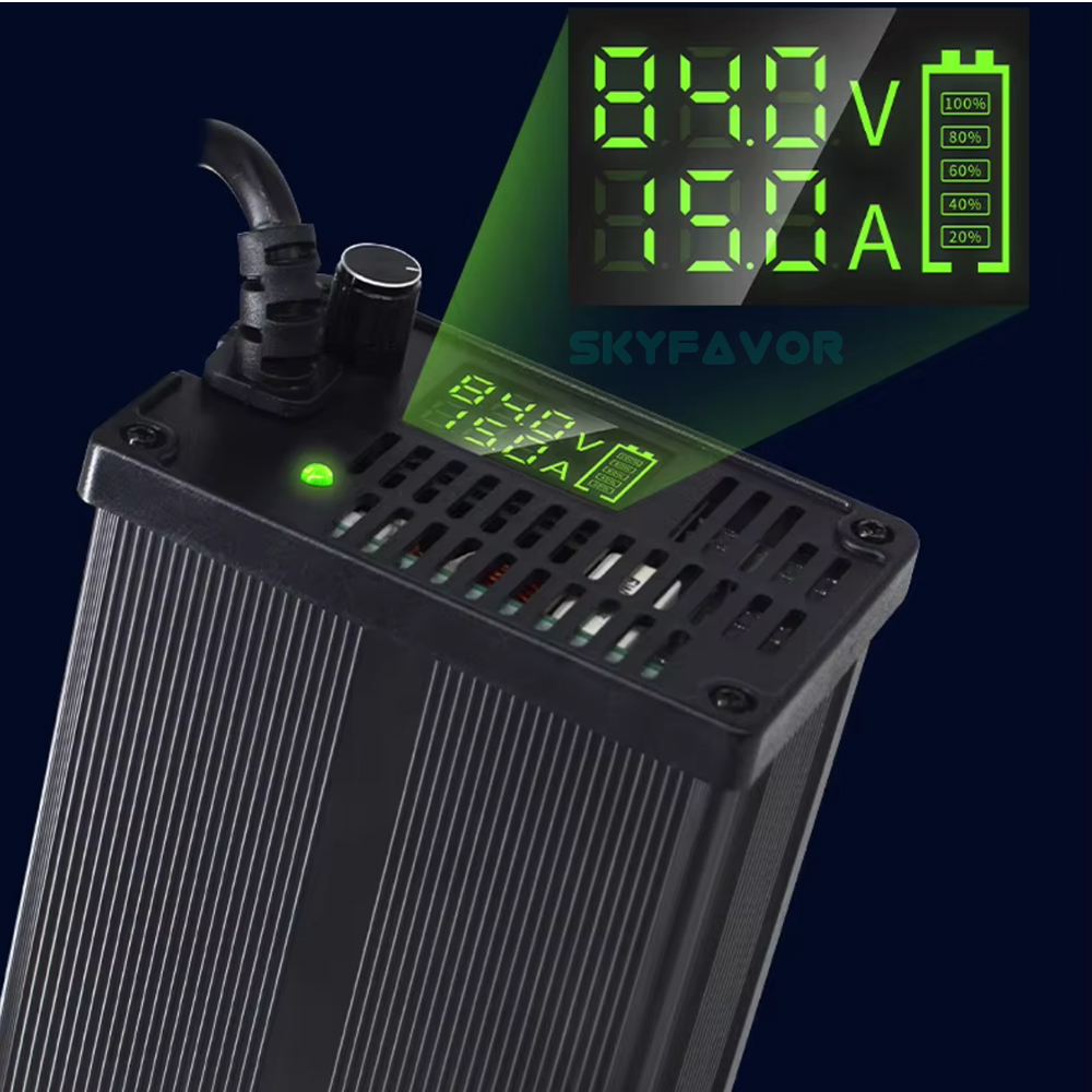 AC 110-230V 36 Vリチウムイオンバッテリー充電器36ボルト10A