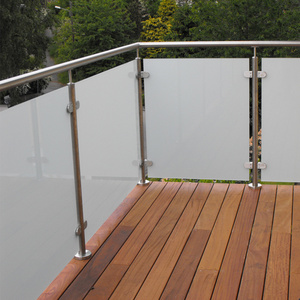 HotSaleRoof Edge Protection contre les chutes Garde-corps de sécurité Rail de toit les garde-corps les moins chers pour balcon extérieur Balcon Garde-corps en verre avant - Product Image 4