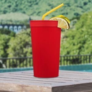 Gobelets de stade réutilisables de 32oz personnalisés Tasses à bière en plastique promotionnelles pour boissons de fête Gobelets incassables pour bouteille d'eau - Product Image 4
