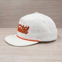 Gorra de Béisbol Personalizada de 5 Paneles con Cierre a Presión, Gorra Vintage con Cordón, Logotipo Bordado, Ajustable para Hombre