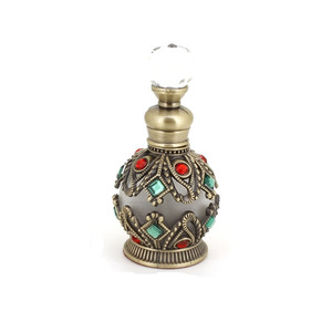 Flacon compte-gouttes en verre de style arabe ancien, écologique, recyclable, vide, 15 ml, pour parfum ou huile essentielle - Product Image 5