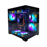 Pcooling Coque d'ordinateur personnalisée Verre trempé Coque pour PC de jeu Cube Coque pour ordinateur de bureau à refroidissement par eau
