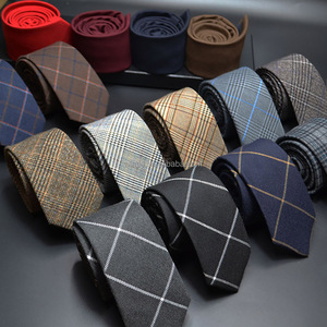 Cravates pour hommes 6 cm Cravates classiques <span class=keywords><strong>en</strong></span> coton fines pour hommes Cravates rayées étroites <span class=keywords><strong>Cravate</strong></span> <span class=keywords><strong>en</strong></span> <span class=keywords><strong>cachemire</strong></span> fine - Product Image 1