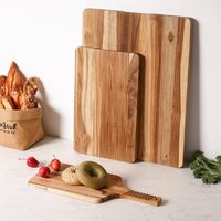 Planche à découper en bois pour la cuisine, planche à découper épaisse, grande planche à découper en bois, plateaux en bois pour dinde, viande, fruits