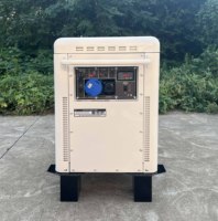 Generador de turbina de gas silencioso NG LPG 60Hz Generador refrigerado por aire