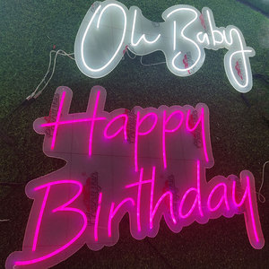 Drop Shipping Happy Birthday Light Neon <span class=keywords><strong>Sign</strong></span> nome personalizzato della luce al Neon tutto ciò di cui hai bisogno è l'amore dell'insegna al Neon per la decorazione di nozze della festa - Product Image 4