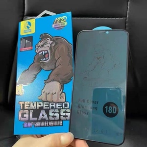 Film de protection d'écran en verre trempé 9H 18D avec membrane airbag anti-espion de haute qualité 2023 pour iPhone XS 11 13 12 14 Pro Max - Product Image 2