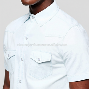 เสื้อยีนส์ผ้าฝ้ายแขนยาวผ้าทอใหม่สำหรับผู้ใหญ่เสื้อคอกลมแฟชั่นฮิปฮอปไม่พองสำหรับฤดูร้อน - Product Image 1