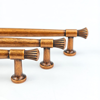 Poignées en T vintage 96 mm en bronze antique à double trou, longues poignées pour armoire de cuisine, quincaillerie de commode de chambre à coucher