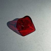 Multi-color Full Transparent Heart Shape1u Blank Keycap Durable PC Mechanical Keycap for Mx Switch Mechanical Keyboard