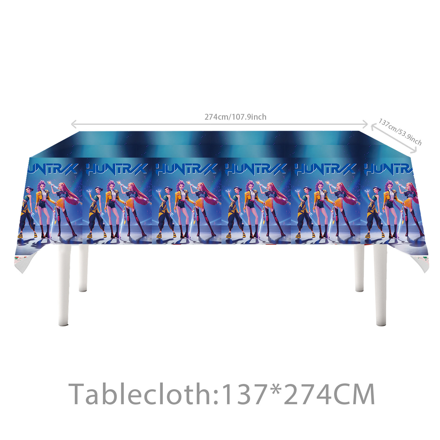 Mantel rojo, 1 unidad, 137*274 cm