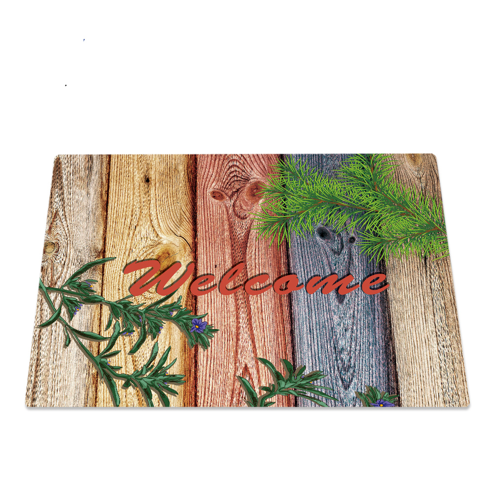 Против усталости глаз, резиновый лист коврик Добро пожаловать входная дверь нескользящий уголок коврик анти-скольжения Мат с объёмным рисунком из мультиков ворота площадку