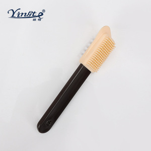 Brosse à chaussures Yinste, poils en nylon, manche en plastique, pour le nettoyage du daim et du cuir de cerf - Product Image 2