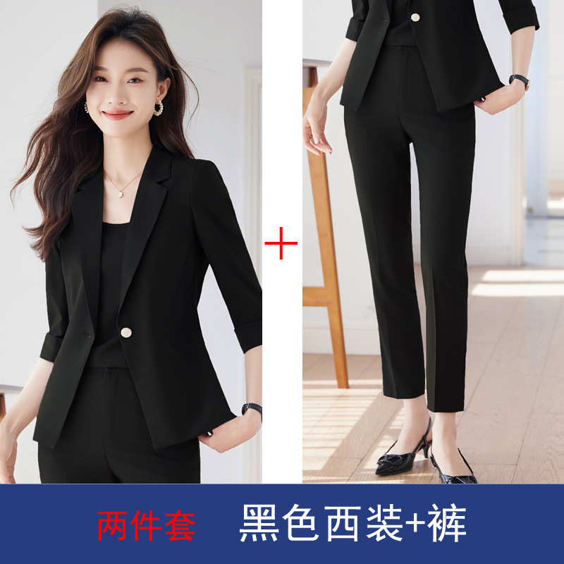 black suit pants