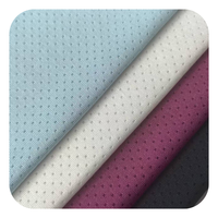Kain Rajut Elastis Breathable 160GSM 95% Poliester 5% Spandex Model Butterfly Bird Eye Mesh untuk Pakaian Olahraga, Seragam Tenis, Kaos Polo