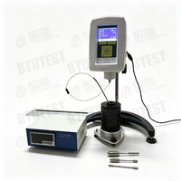 Viscosímetro Rotacional Brookfield de Alta Temperatura con Pantalla Táctil Digital, Estándar ASTM 300 ° Viscosímetro Rotatorio con Calentamiento por C