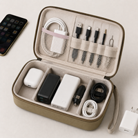 Étui de transport rigide en EVA résistant aux chocs pour chargeur de montre connectée, adaptateur USB et accessoires, service OEM ODM personnalisé pour les revendeurs