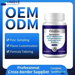Großhandelspreis Nicotinamid-Adenin-Dinukleotid Kapseln Vegane Resveratrol NAD Booster Nahrungsergänzungsmittel Kapseln für Haut Anti-Aging - Product Image 6