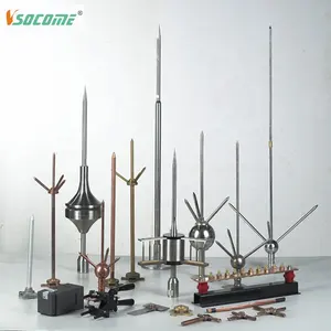 New Products Ball Type Copper Arrester Lightning Earth Rod For Lightning Protection System